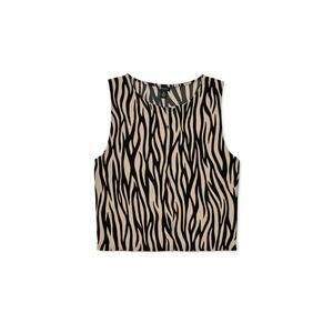 Versona Animal Print Sleveless Blouse